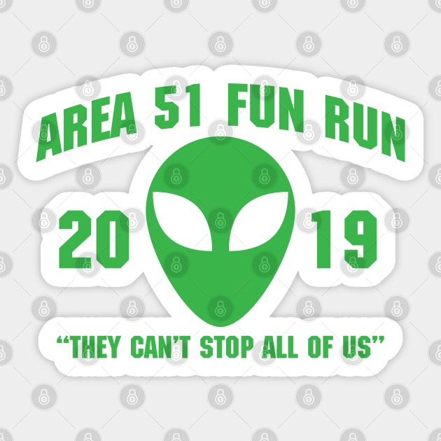 Area 51 Fun Run Sticker by Rodimus13